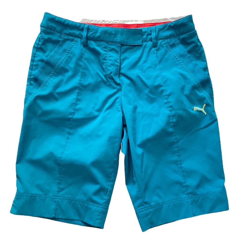 Puma shorts sport lifestyle Womens teal Sz 8
